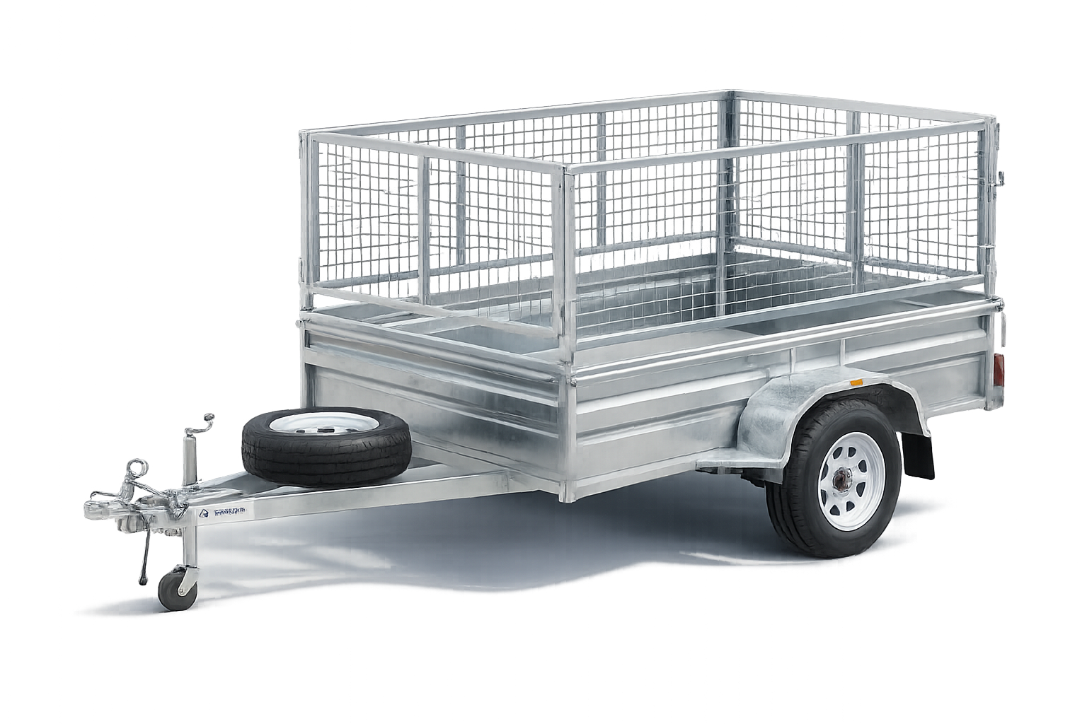 6x4 Trailer 3D trailer Transparent
