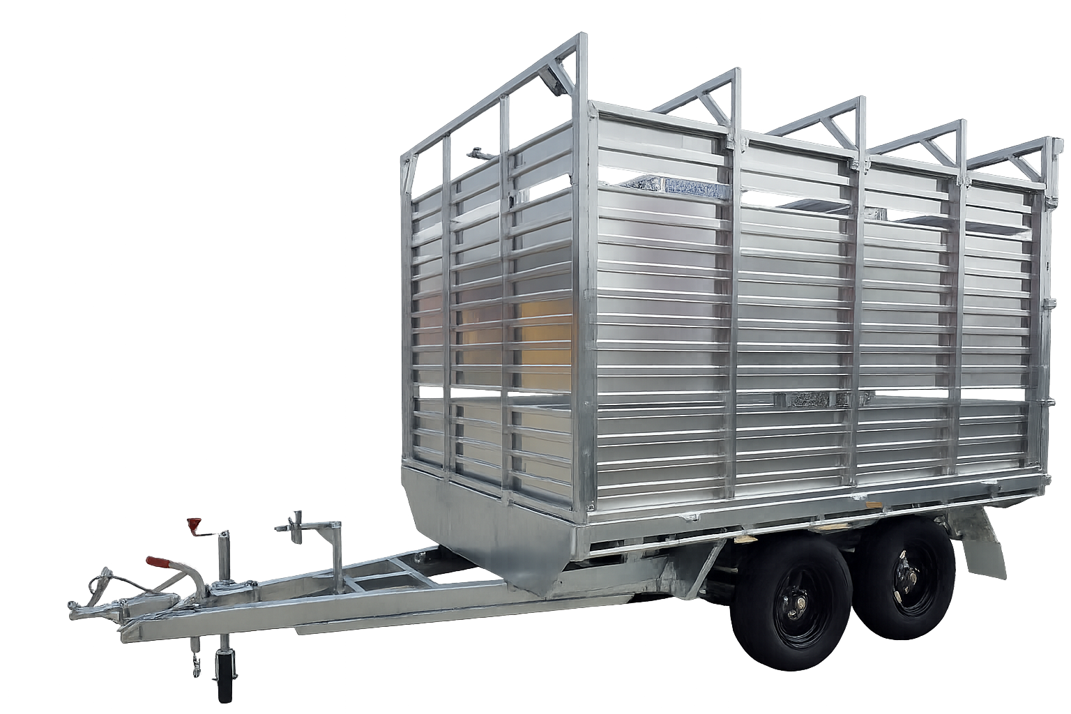 Cattle crate trailer 10x7 Trans